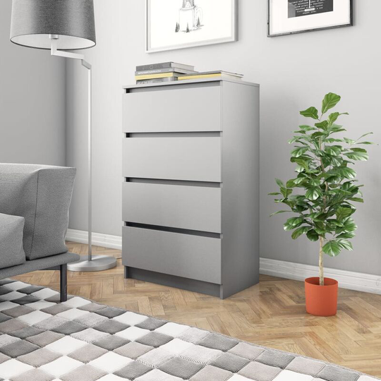 Sideboard Grey 60x35x98.5 cm Chipboard