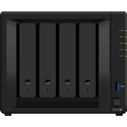 Synology DiskStation DS918+ NAS/storage server J3455 Ethernet LAN Desktop Black