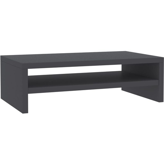 Vidaxl - Monitor Stand Grey 42x24x13 cm Engineered Wood Grey