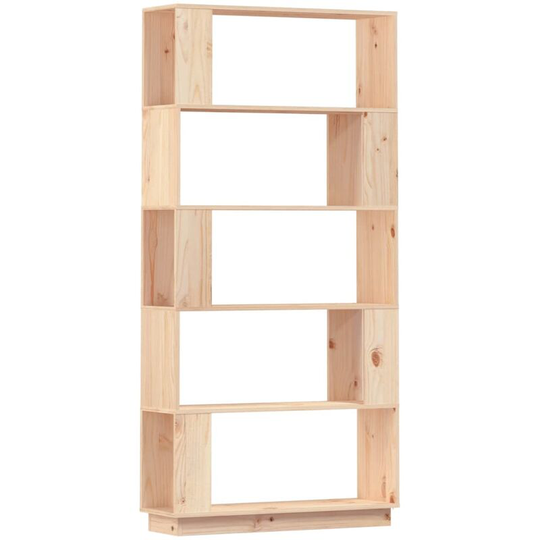 Vidaxl - Book Cabinet/Room Divider 80x25x163.5 cm Solid Wood Pine Brown