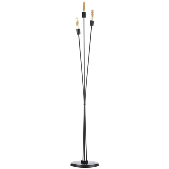 Onli Lighting - Onli Billy 3 Light Multi Arm Floor Lamp, Black