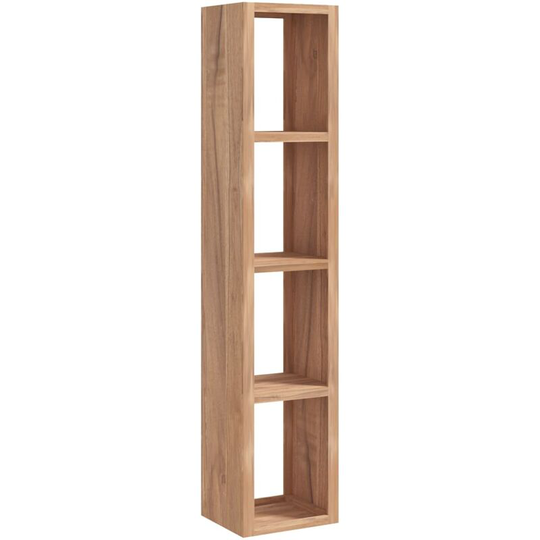 Book Cabinet 35x30x168 cm Solid Wood Teak Vidaxl Brown