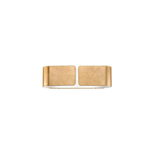 Ideal Lux Lighting - Ideal Lux Clip - 2 Light Indoor Large Wall Light Gold, E27