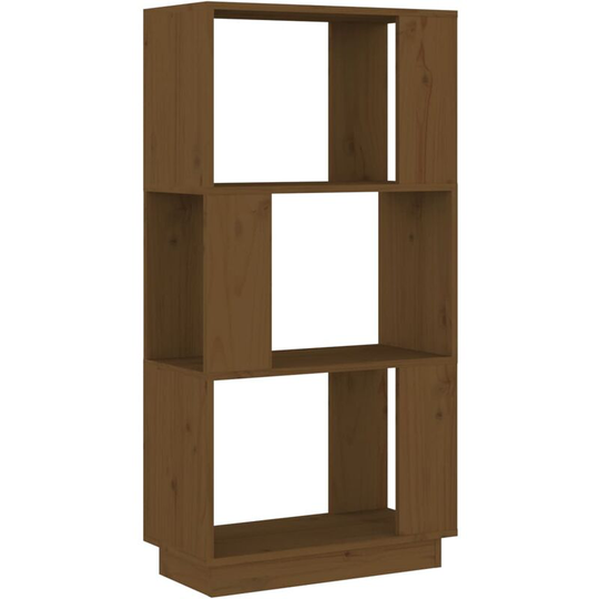 Book Cabinet/Room Divider Honey Brown 51x25x101 cm Solid Wood Pine vidaXL - Brown