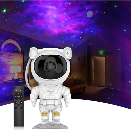 Sun Flowergb - Star Light Projector, Astronaut Galaxy Projector Light with Remote Control Multiple Adjustable Brightness Night Light Projector for