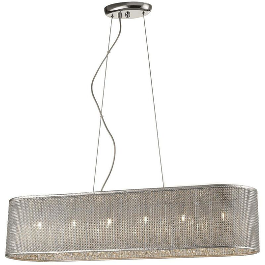 Spring Lighting - 6 Light Ceiling Pendant Silver, G9