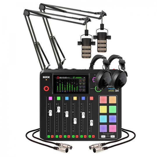 Rode Rodecaster Pro II Bundle with NTH-100
