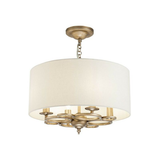Maytoni Lighting - Anna Cylindrical Ceiling Pendant Lamp Gold Antique, 4 Light, E14
