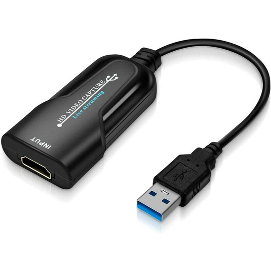 Litzee - Video Capture Card - hdmi to usb 3.0 Audio Video Capture Cards hd 1080p Record Video Audio Grabber for Gaming, Live Streaming, Live