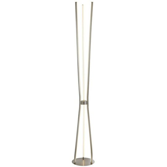 Searchlight Lighting - Searchlight tripod - Led 3 Light Floor Lamp - Satin Nickel