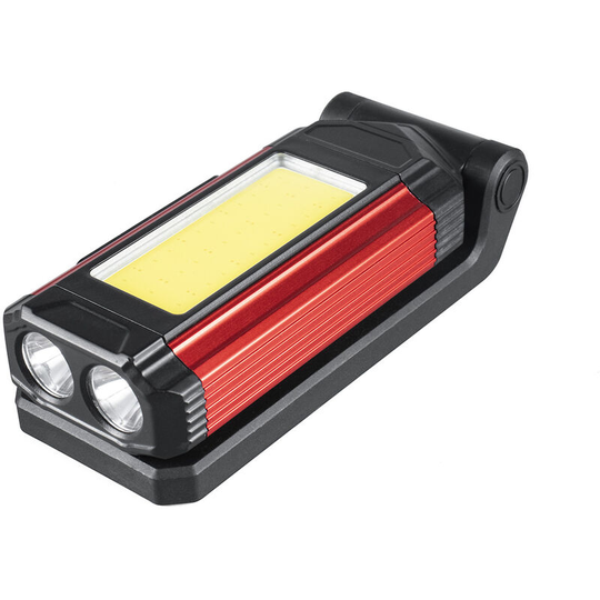 Magnetic Base led Work Lights with Magnetic Base, IPX6 Waterproof, 7 Modes, for Emergency, Garage and Camping (Red)