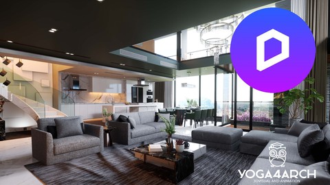 Interior Photorealistic D5 RENDER PREMIUM TUTORIAL VOL.2