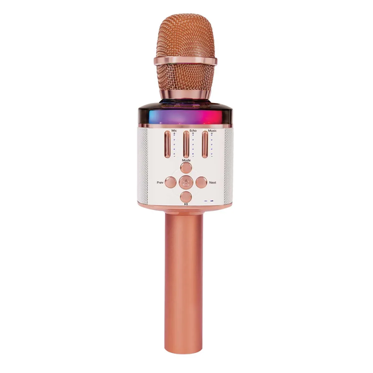 Easy Karaoke Bluetooth Wireless Microphone - Rose Gold