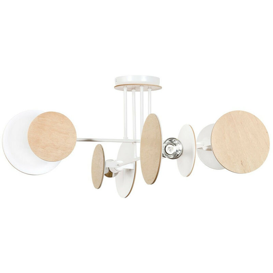 Emibig Zita White Semi Flush Light 4x E27