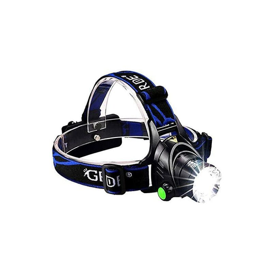 Aougo - led Headlamp, Super Bright 2000LM Rechargeable Waterproof 3 Modes Work Light for Adults, Flashlight, Lamparas Recargables