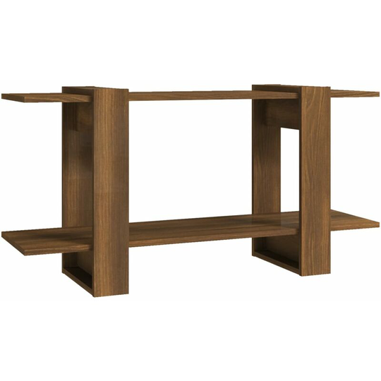Book Cabinet Brown Oak 100x30x51 cm Engineered Wood Vidaxl Brown