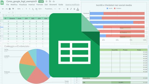 Google Fogli e Cloud. Corso MASTER 2023 con teoria ed esempi