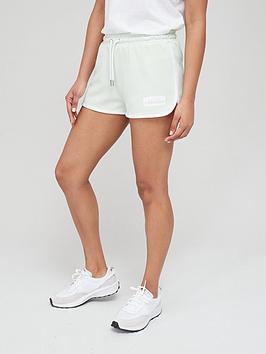 Ellesse Stampa Shorts - Light Green, Light Green, Size 8, Women