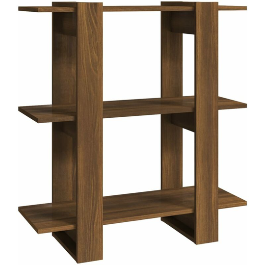 Book Cabinet/Room Divider Brown Oak 80x30x87 cm Vidaxl Brown