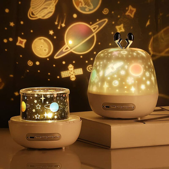 Perle Rare - Projector Lamp, Creative Projection Star Lamp with Lighting Mode, Children's led Night Light for Ambiance Decoration