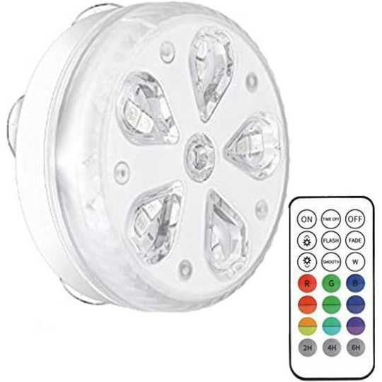 Aougo - Underwater led Lights - IP68 Waterproof Underwater Pool Light | Bath lights with 16 colors, pond lights, pool lights for swimming pool, hot