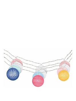 Outsunny 4-Pack Garden Hanging String Lights Wit 80 Led Globe Lights For Outdoor/Indoor Multi-Colored