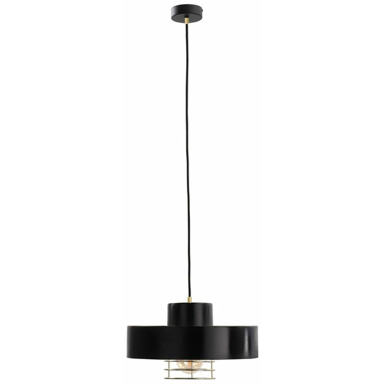 Keter Bossi Dome Pendant Ceiling Light Gold, Black, 30cm, 1x E27