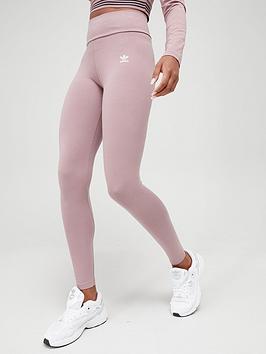 adidas Originals Leggings - Light Red, Light Red, Size 16, Women
