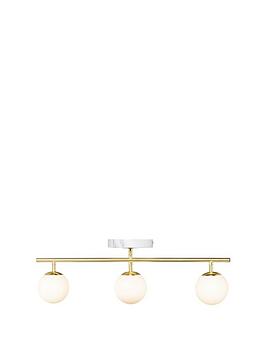 Mali 3 Light Marble Bar Light