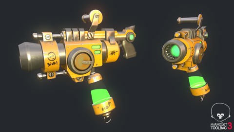Blender - Modliser et texturer une arme cartoon 3D