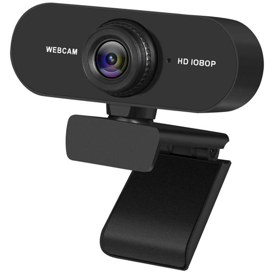 1080P 2MP Webcam 30fps Camera Noise-reduction Microphone Web Cam Laptop Computer Camera usb Plug & Play for Laptop Desktop,Black - Black
