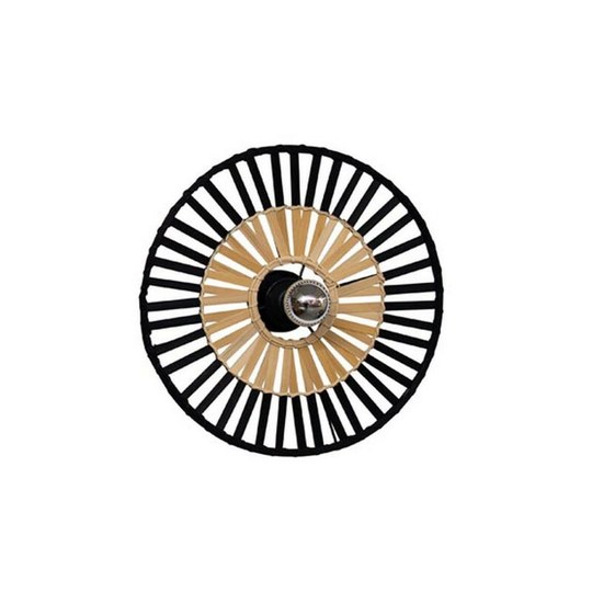 Larissa Silikou Decorative Ceiling Light Black Bamboo 1x E27 Max 40V