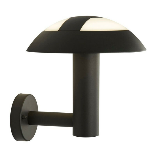 Searchlight Lighting - Searchlight Mushroom Outdoor Led Wall Light Porch - Dark Grey
