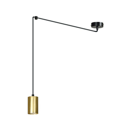 Emibig Traker Black/Gold Pendant Ceiling Light 1x GU10