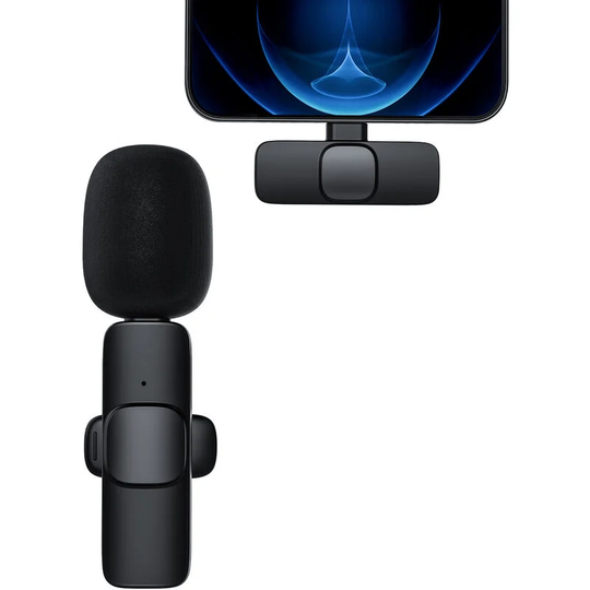 Mini Wireless Lavalier Microphone 360¡ã Omnidirectional Lapel Mic Noise Reduction Compatible with Type-C Android Smartphone Tablet for YouTube