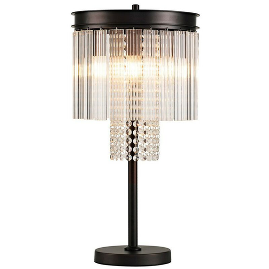 Luminosa Lighting - Table Lamp, 6 Light E14, Brown Oxide