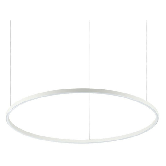 Ideal Lux Decorative Round Integrated Pendant Light White, 4000K, 51W