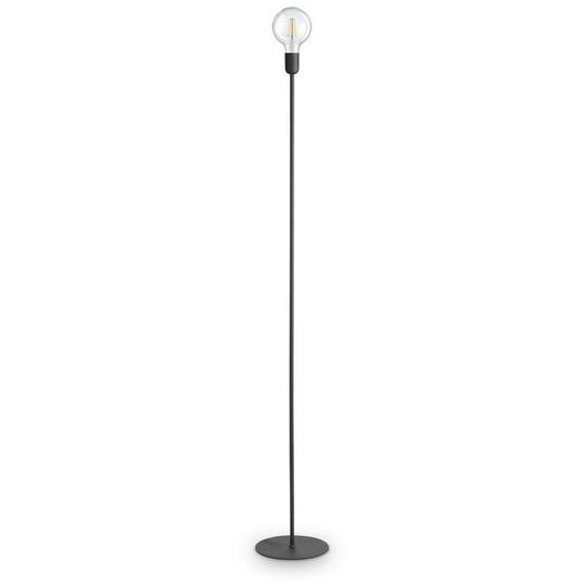 Ideal Lux microphone - Indoor Floor Lamp 1 Light Black, E27