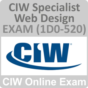 CIW Web Design Specialist Online EXAM (1D0-520)