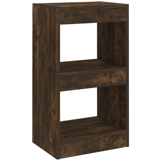 Book Cabinet/Room Divider Smoked Oak 40x30x72 cm Vidaxl Brown