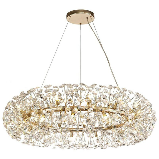 Luminosa Lighting - Ceiling Pendant 26 Light G9 French Gold, Crystal