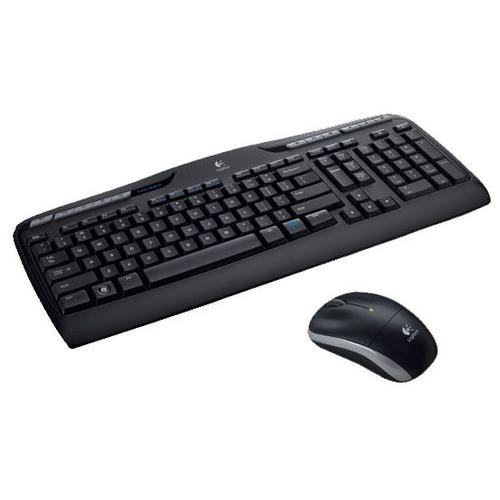 Logitech Wireless Combo MK330 keyboard Mouse included USB AZERTY French Black
