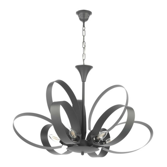 36onli - serena Designer 9 Light Gray Metal Pendant