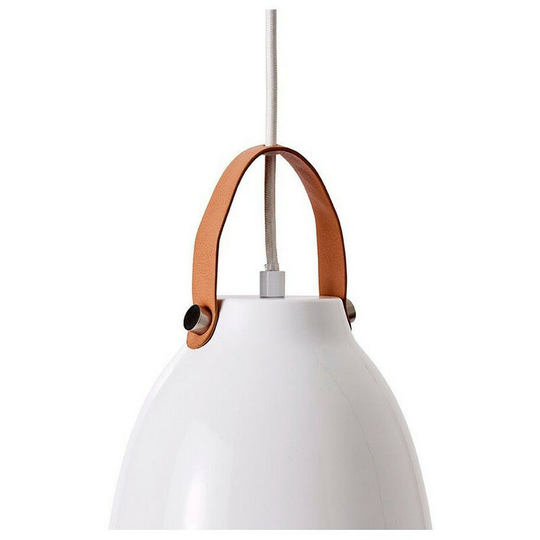 Dyberg Larsen Copenhagen Dome Pendant Ceiling Light Glossy White 19.5cm