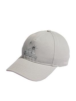 adidas Junior Girls Dance Cap - Light Grey, Light Grey, Size Youth