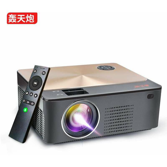 Benobby Kids - Video Projector, Mini Portable Projector 4500 Lumens Native Resolution 1280*720p, Overhead Projector with HiFi Stereo Speakers, Metal