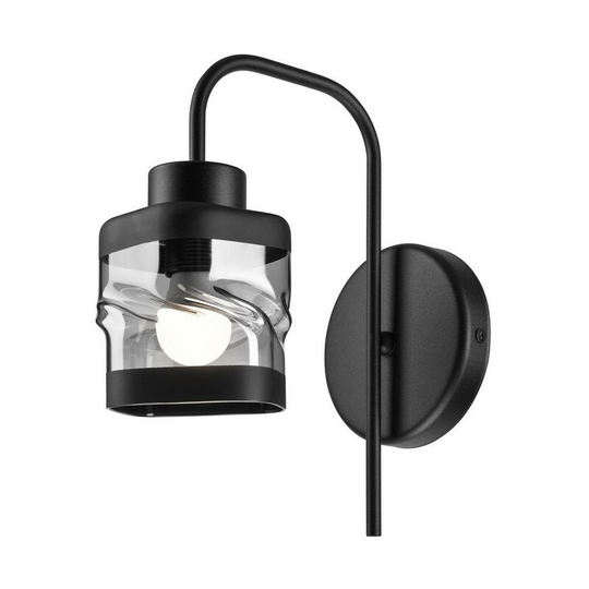 Hugo Wall Light Black, 1x E27