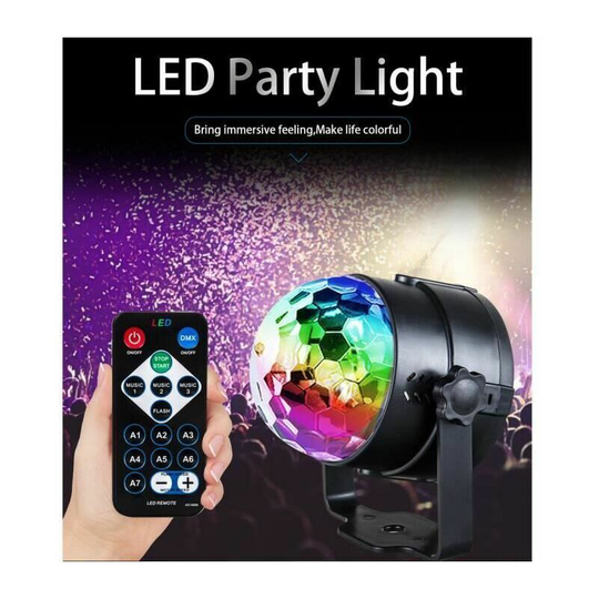 Stage Light Disco Party Light with led Projector for Birthday Party, Strobe Light, dj, Car, Bar, Karaoke