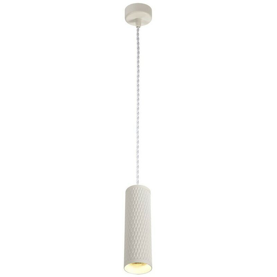 1 Light 20cm Ceiling Pendant Light GU10, Sand White - Luminosa Lighting
