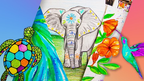 Art pour les Dbutants et les Enfants: 8 Projets de Dessin+